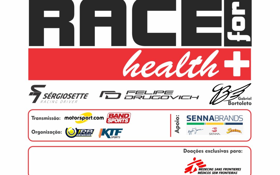 Race for Health reunirá pilotos na luta contra a COVID-19